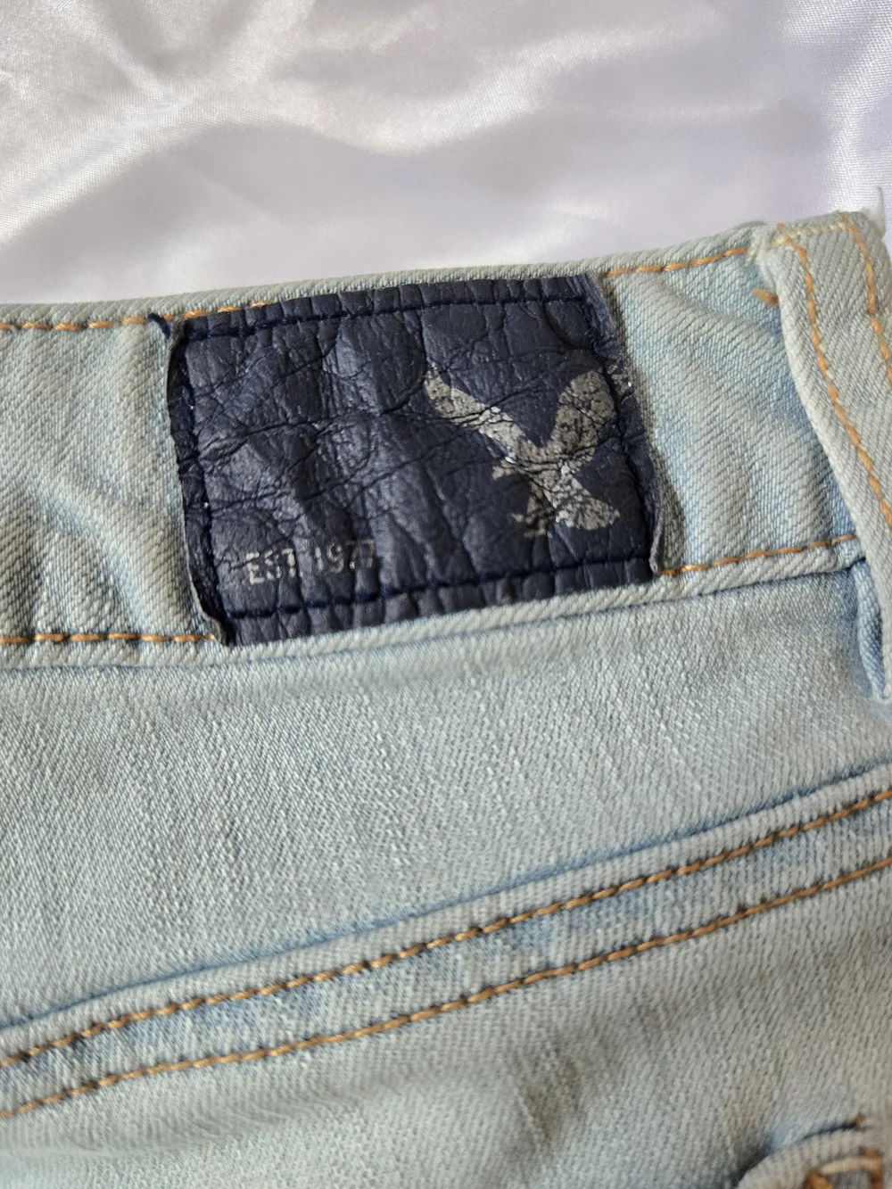 American Eagle Outfitters Light Mint Skinny Jeans